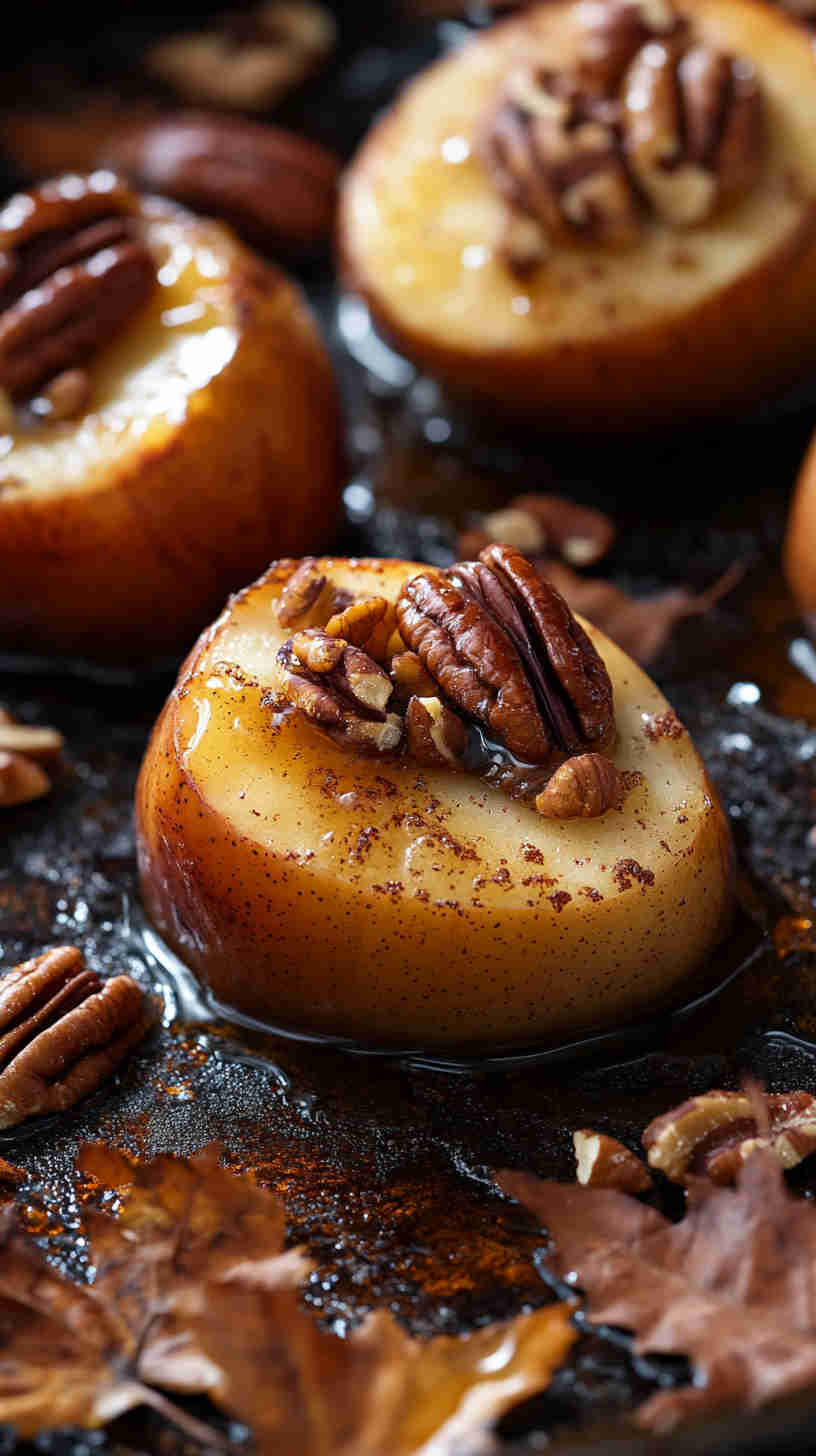 Baked Apple with Walnuts and Honey