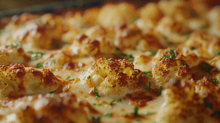 Baked Cheesy Cauliflower Casserole