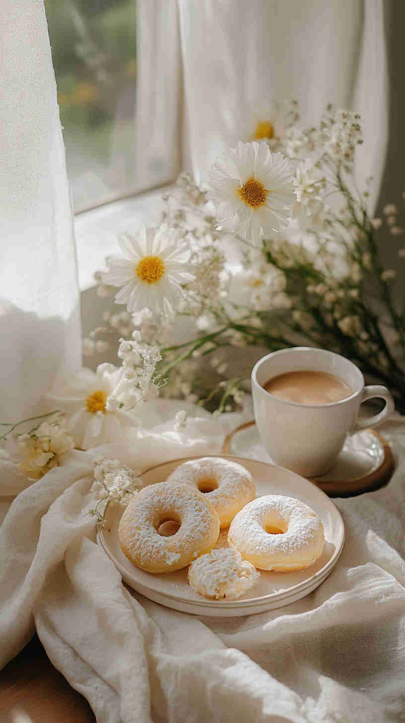 Baked Lemon Protein Donuts