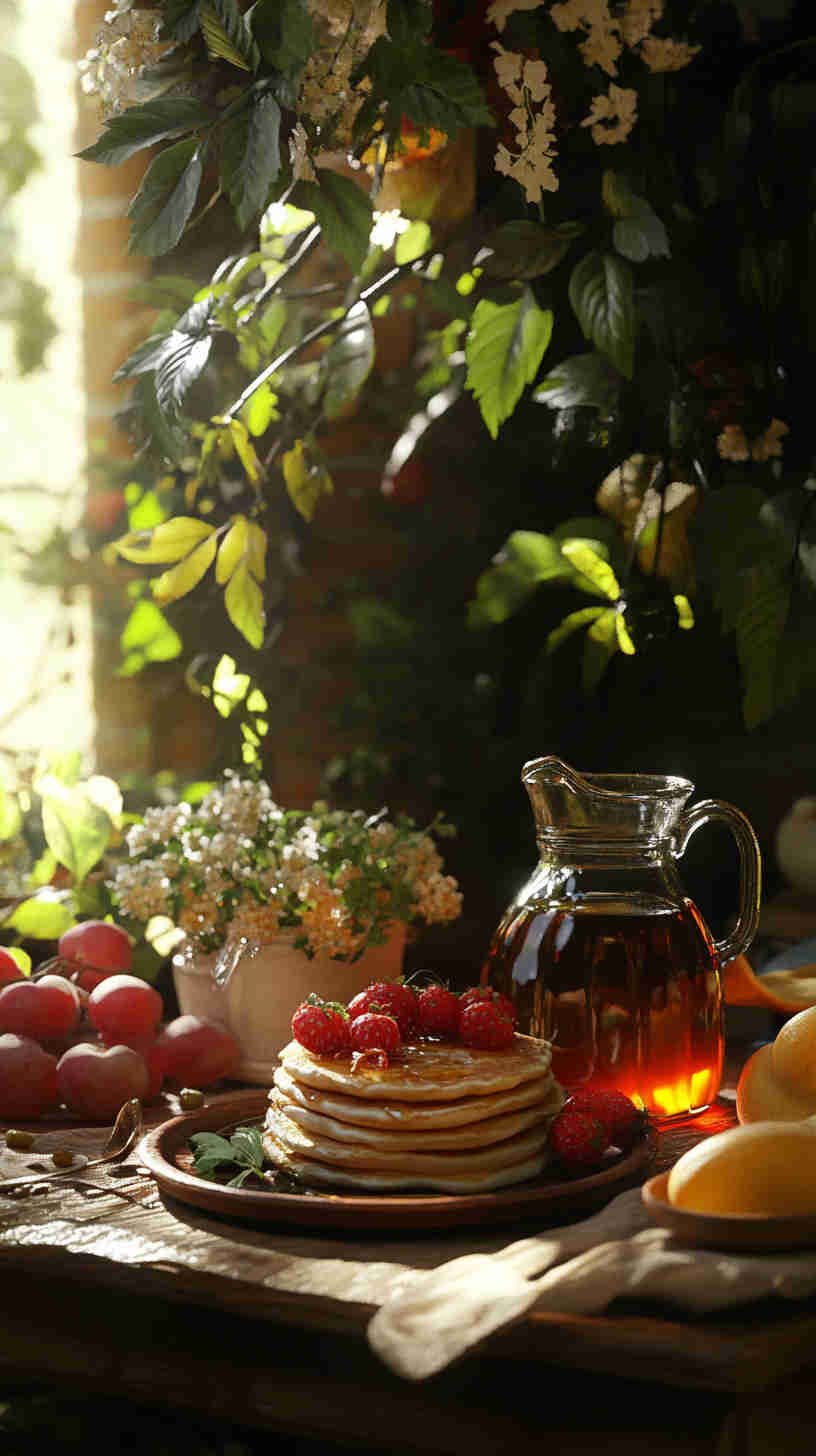 Blueberry Protein Pancakes