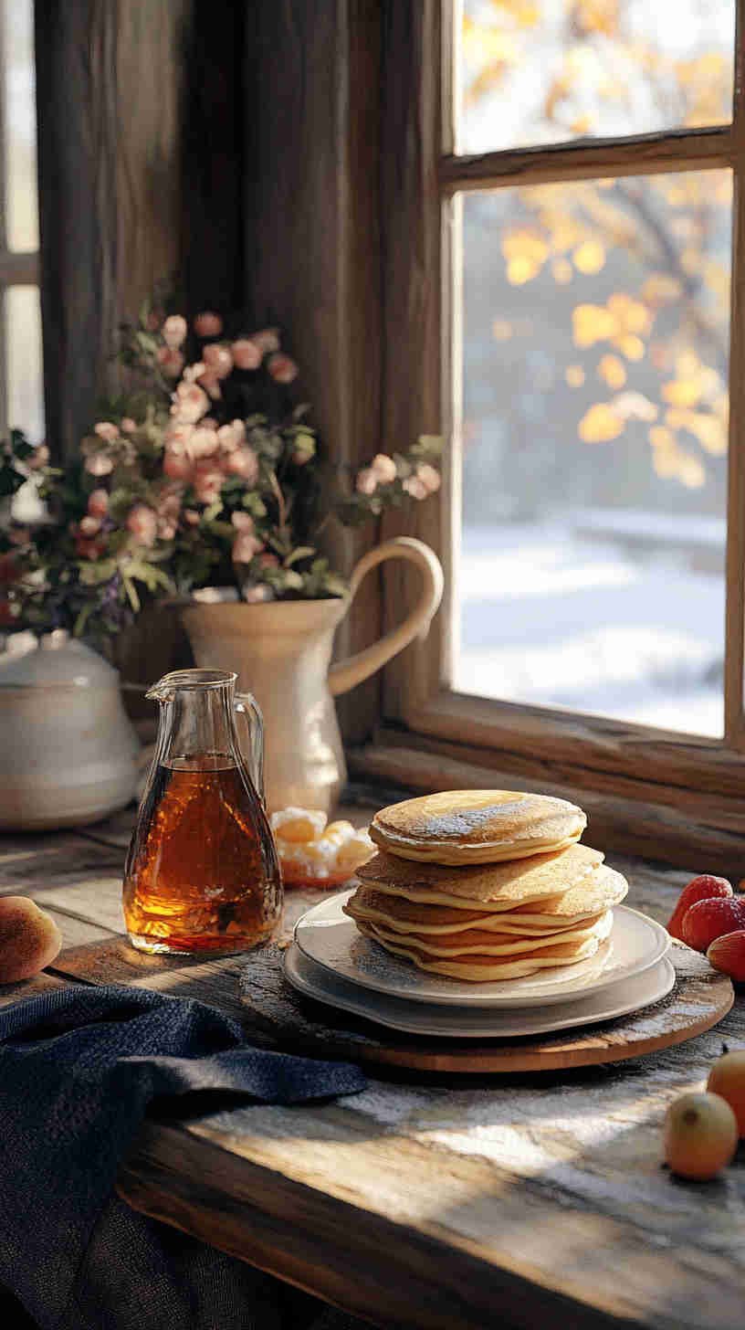 Blueberry Protein Pancakes