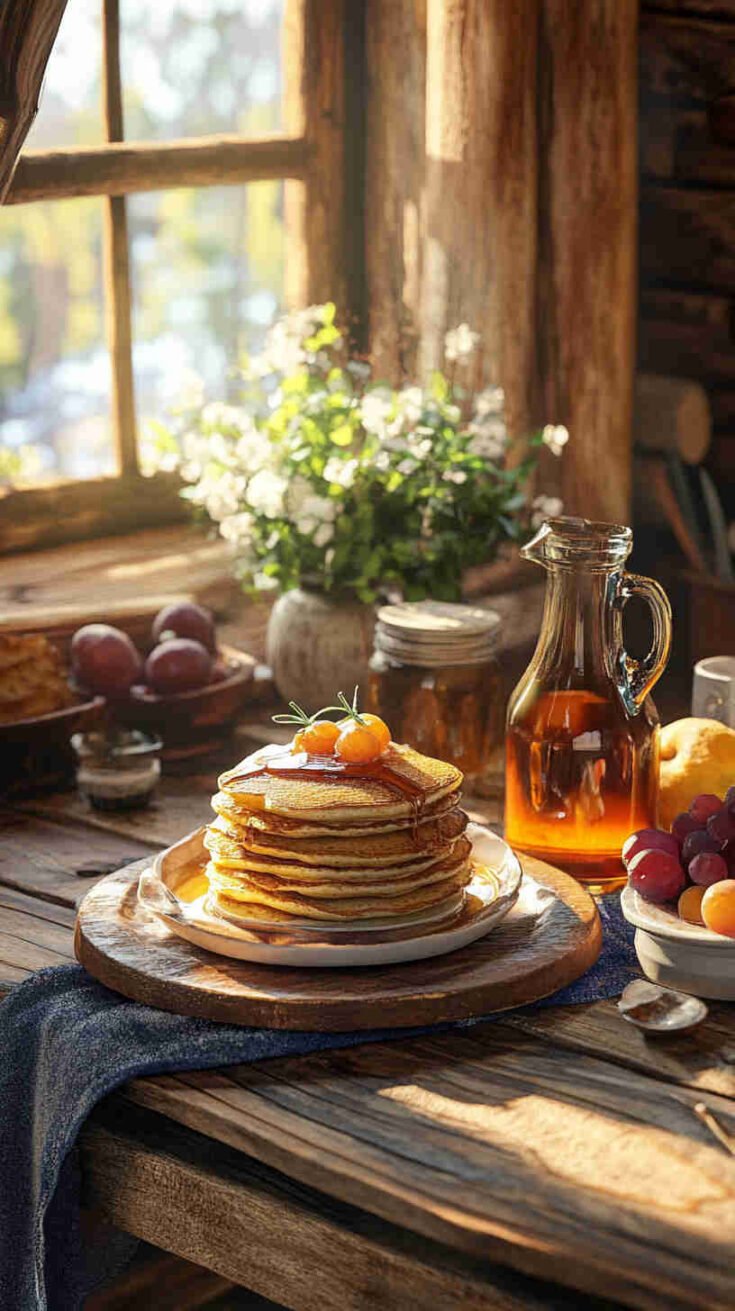 Blueberry Protein Pancakes