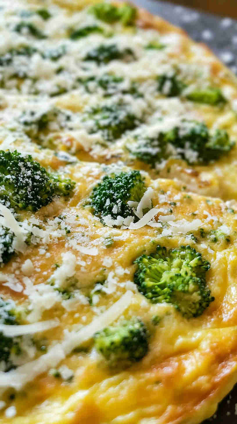 Broccoli & Parmesan Frittata