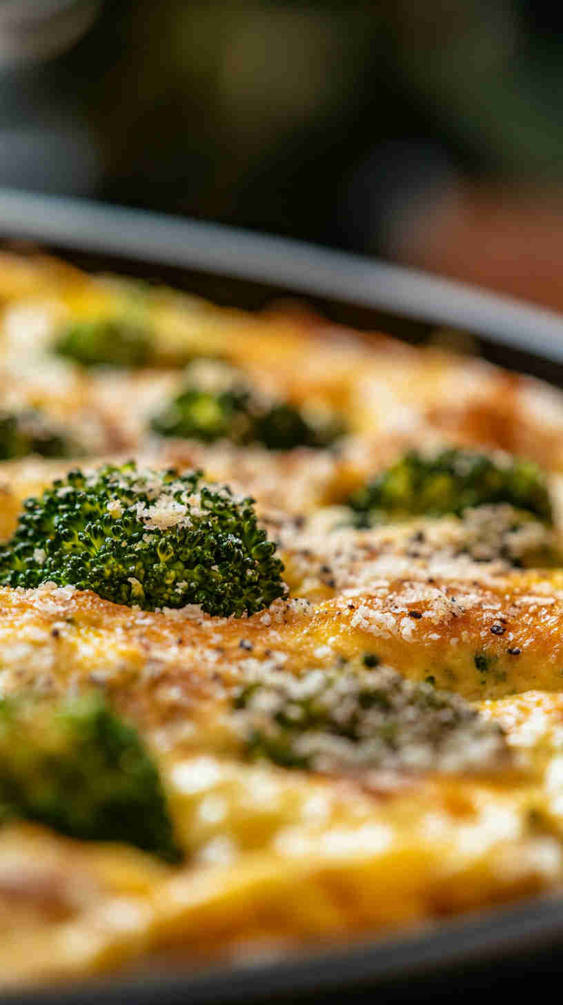 Broccoli & Parmesan Frittata