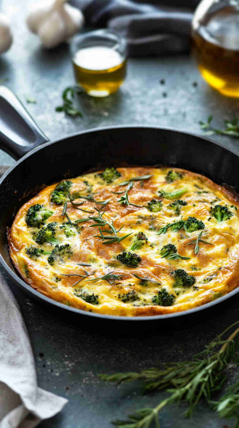 Broccoli & Parmesan Frittata