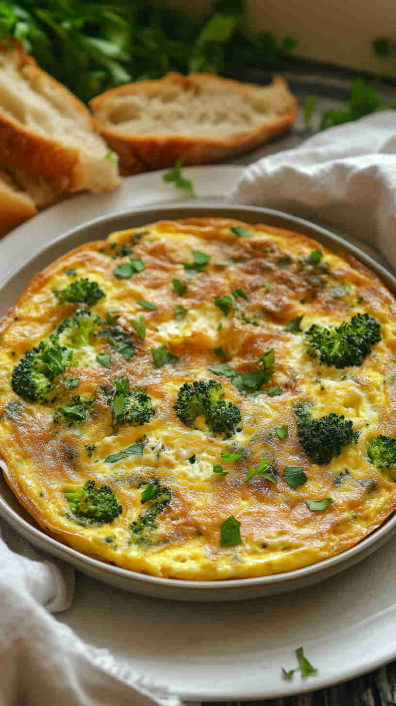 Broccoli & Parmesan Frittata