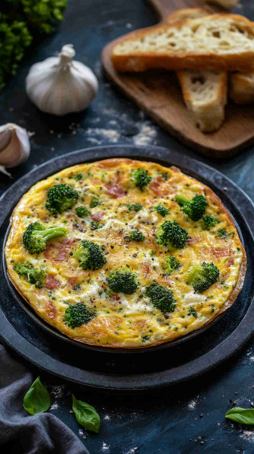 Broccoli & Parmesan Frittata