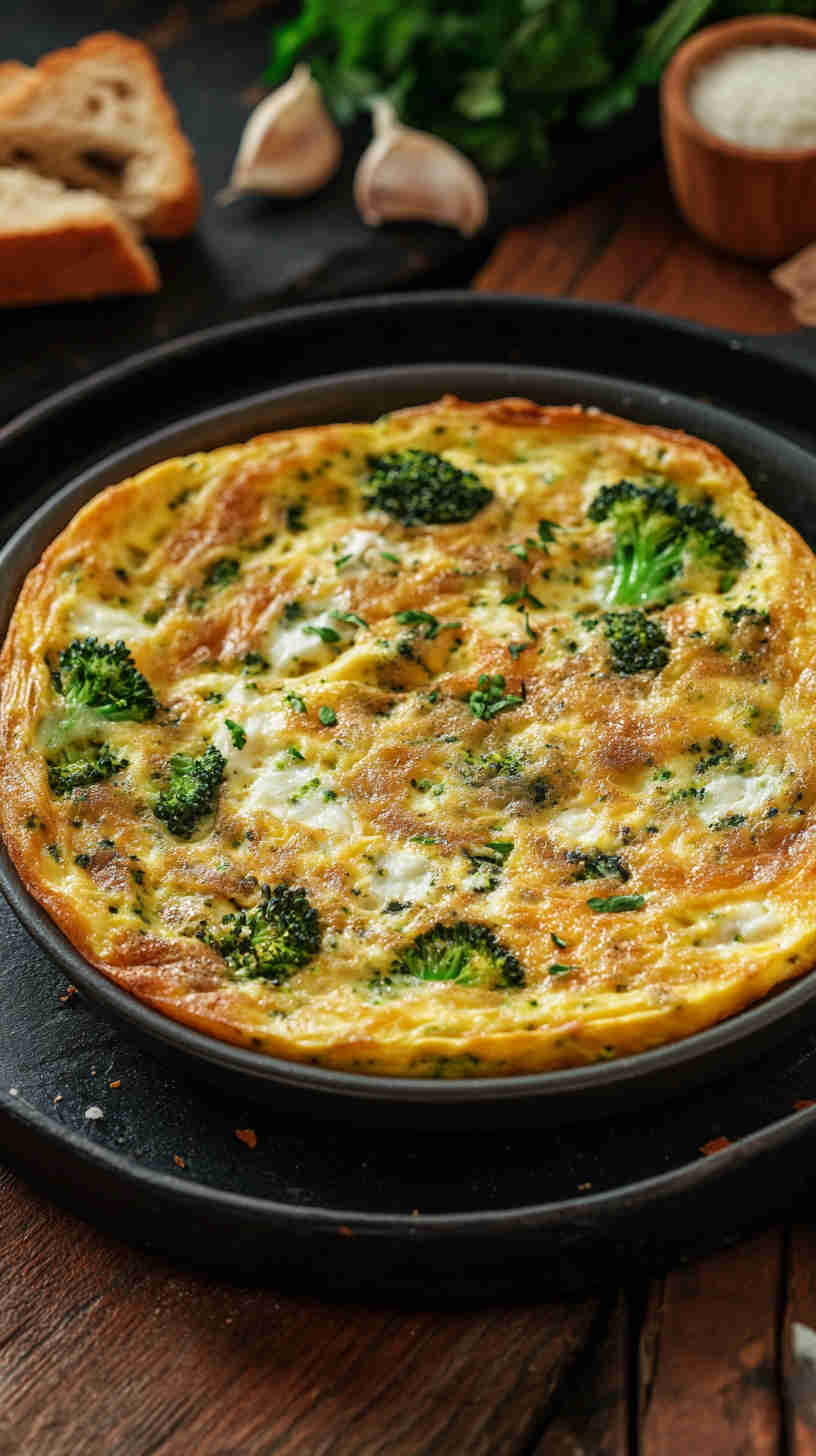 Broccoli & Parmesan Frittata