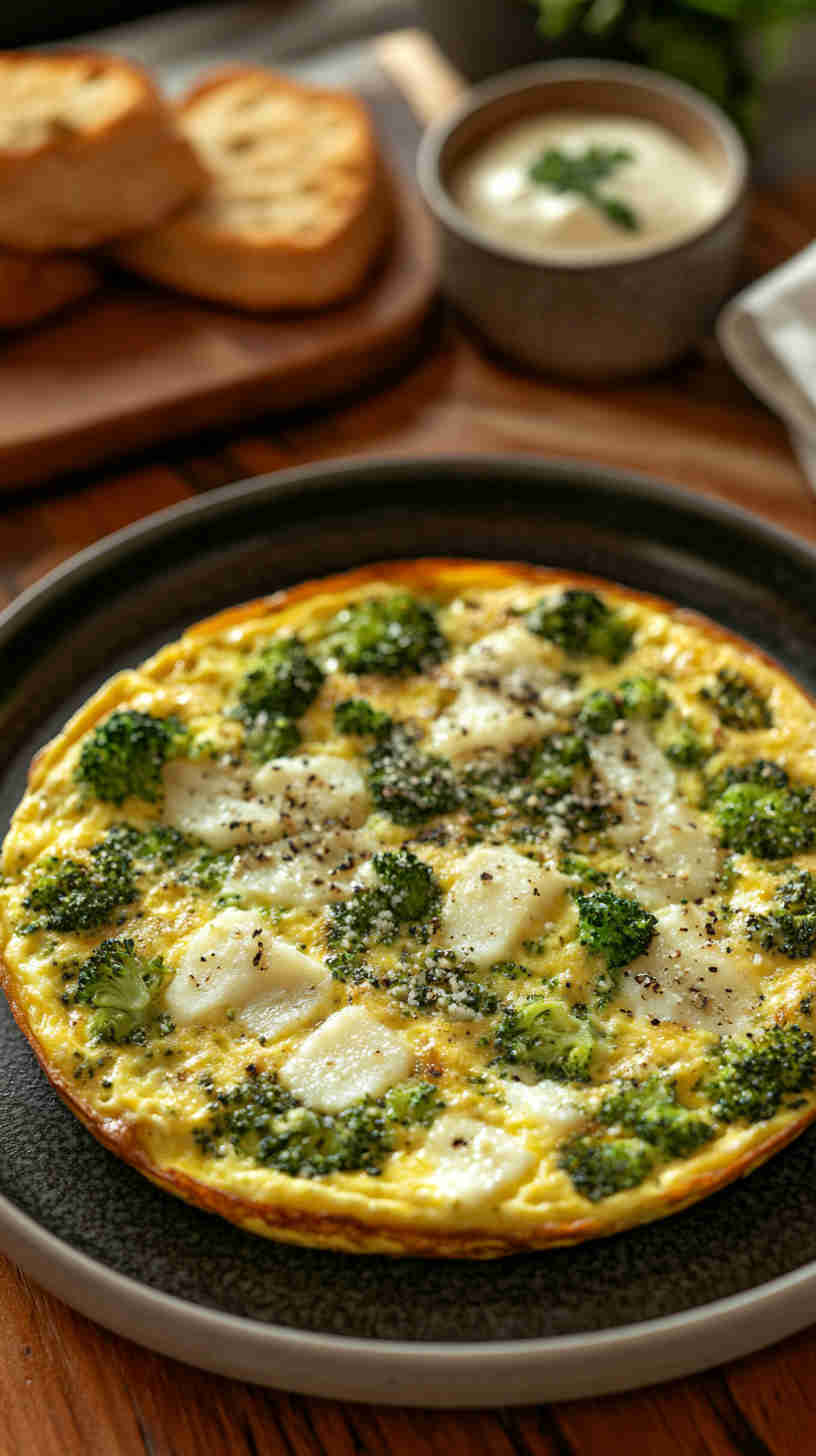 Broccoli & Parmesan Frittata