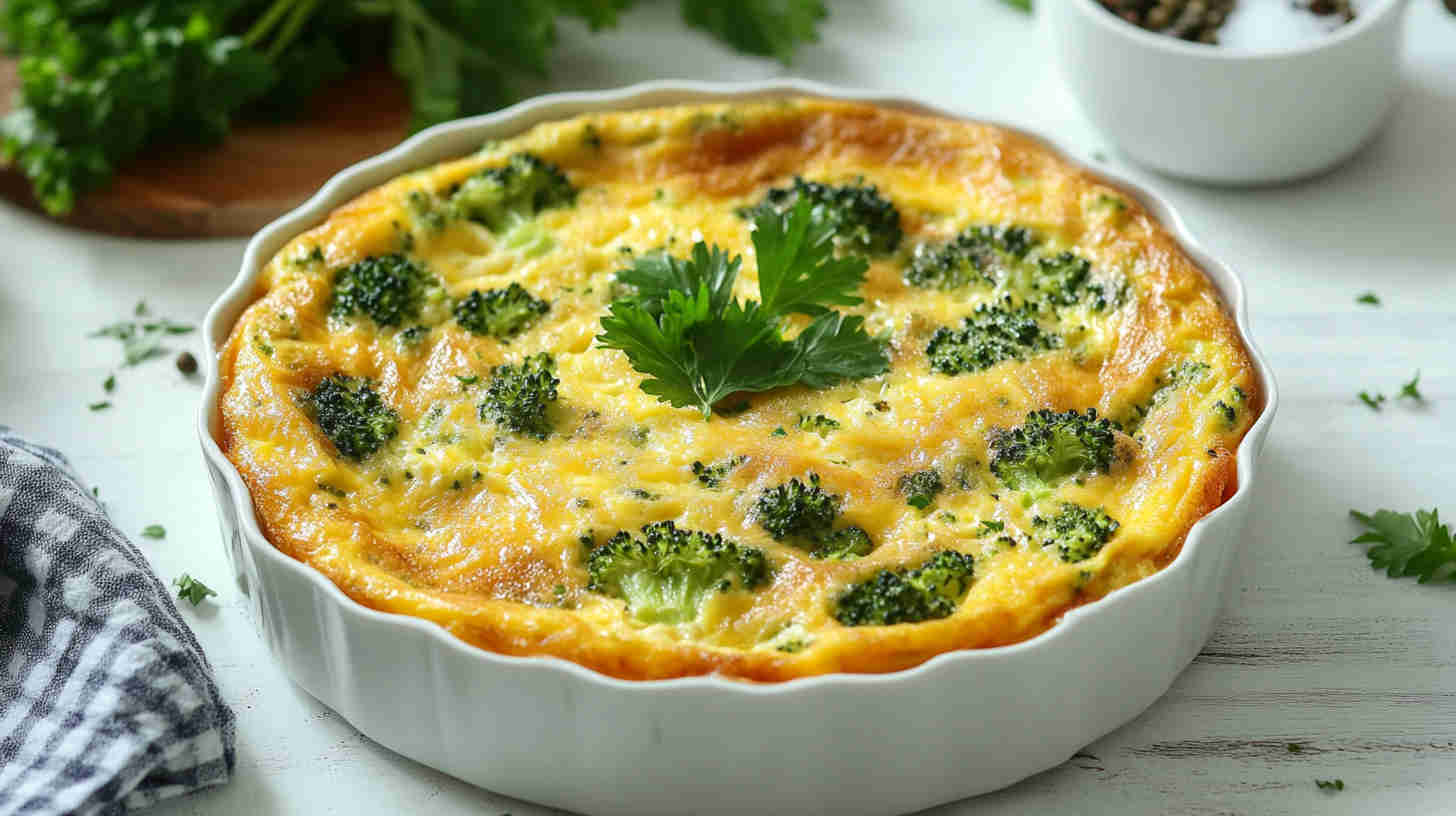Broccoli & Parmesan Frittata