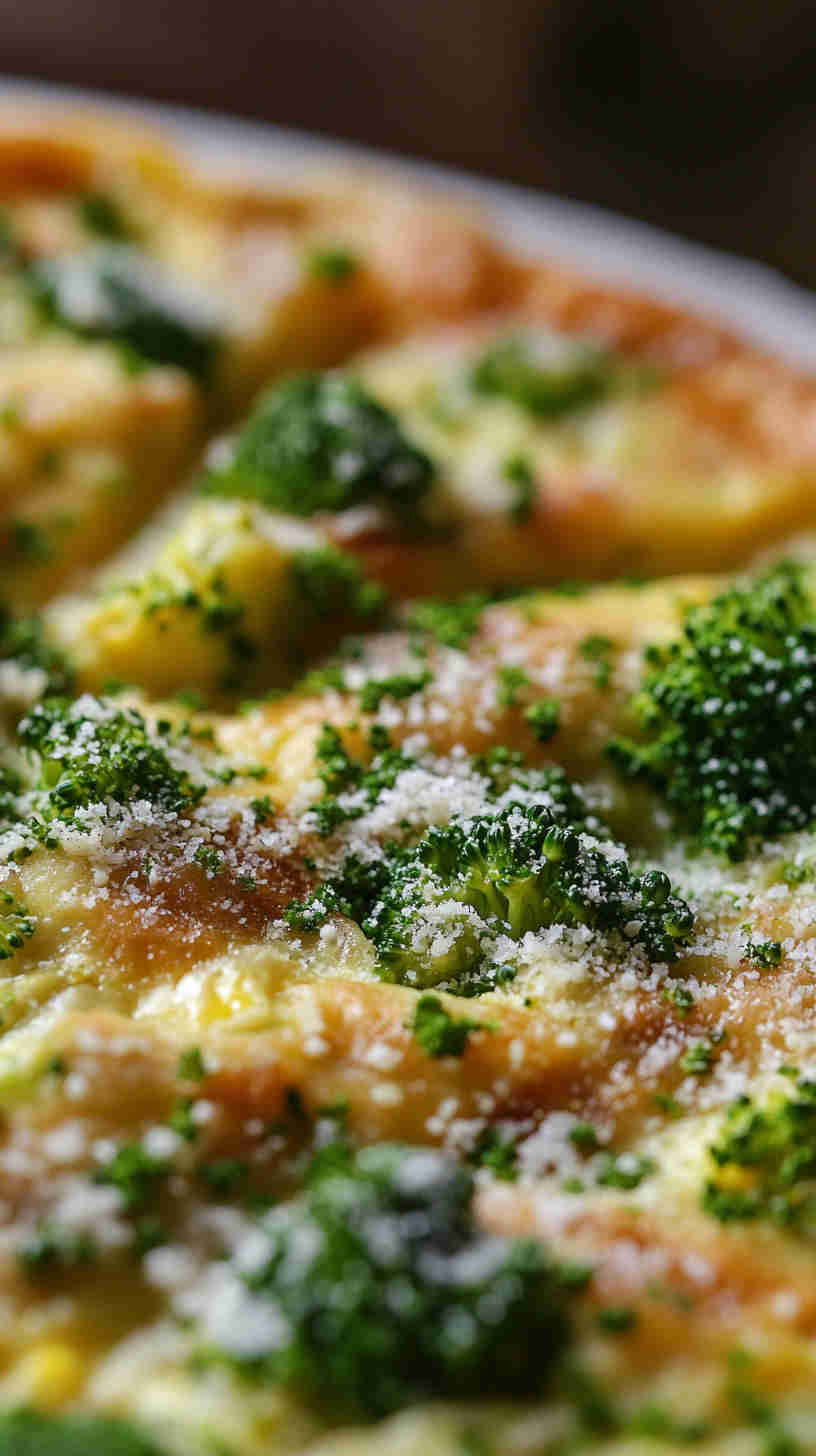Broccoli & Parmesan Frittata