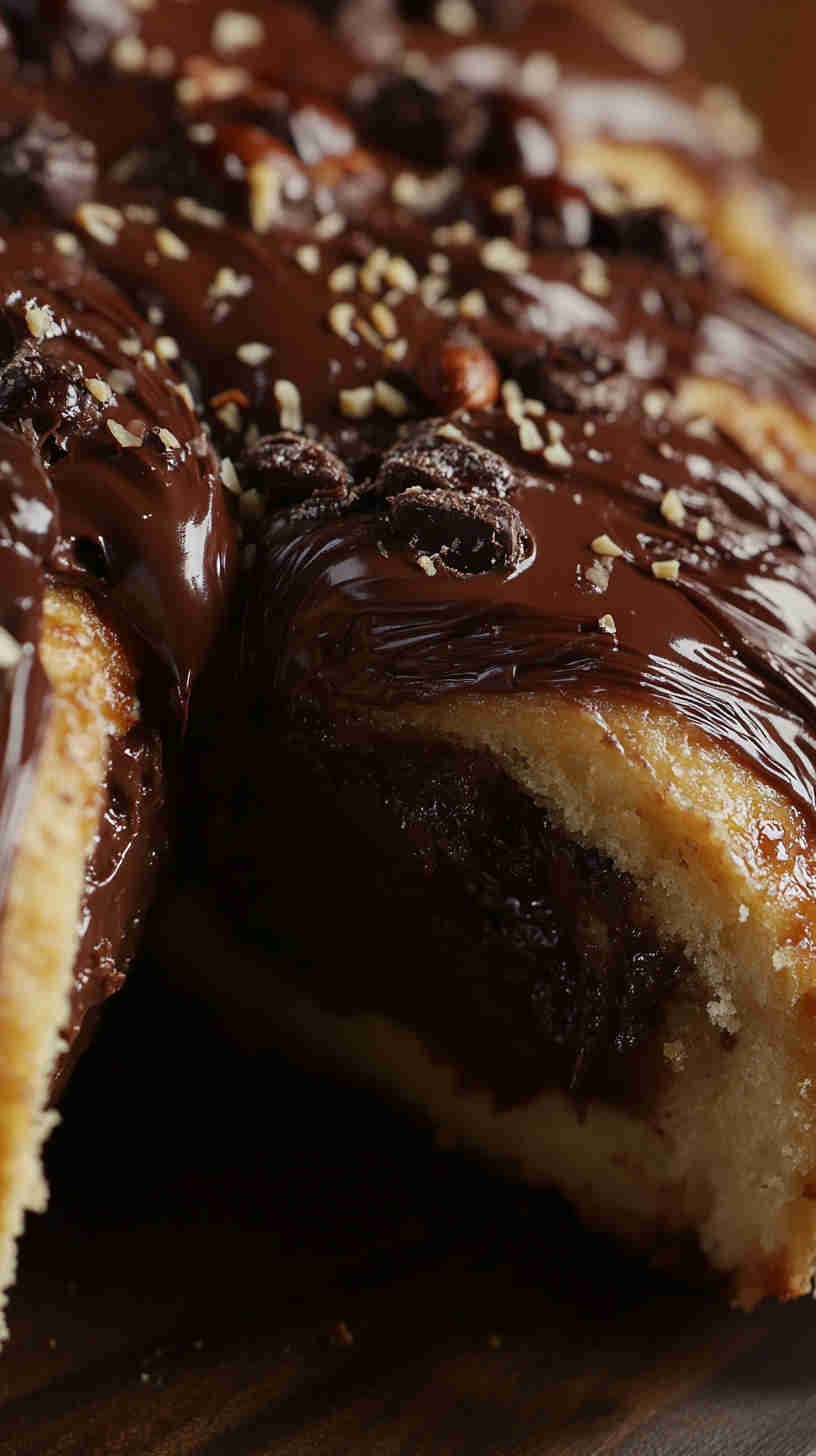 Chocolate Hazelnut King Cake