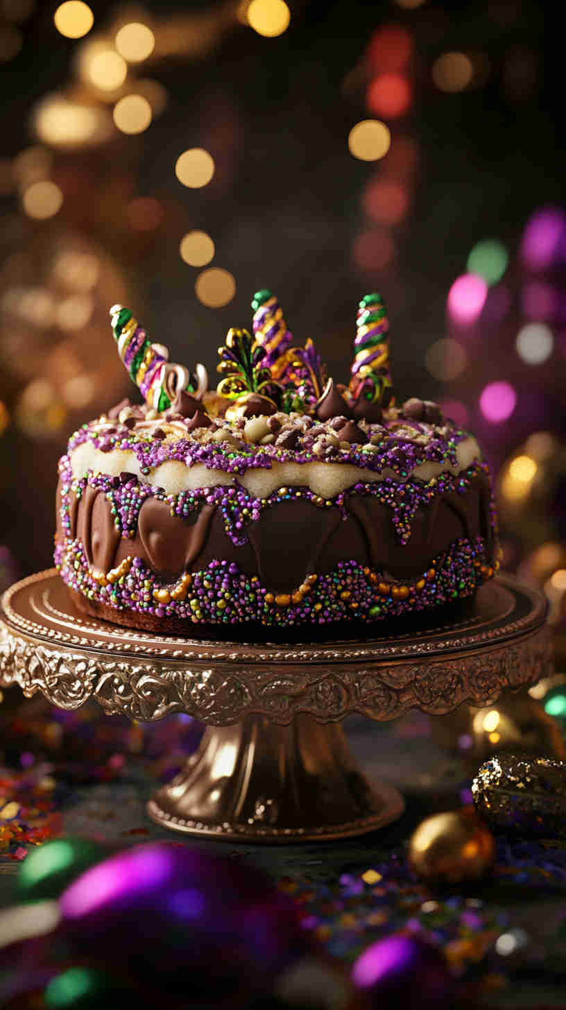 Chocolate Hazelnut King Cake