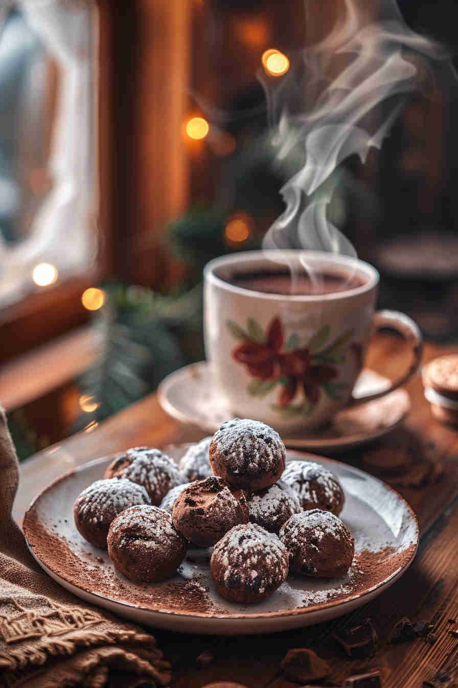 Chocolate Hazelnut Protein Truffles