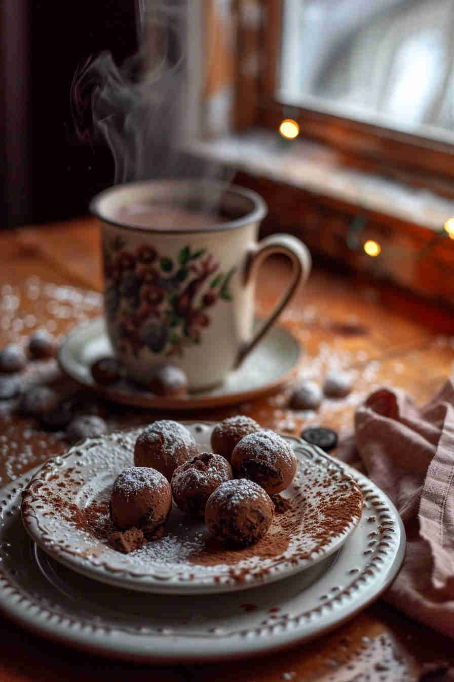 Chocolate Hazelnut Protein Truffles