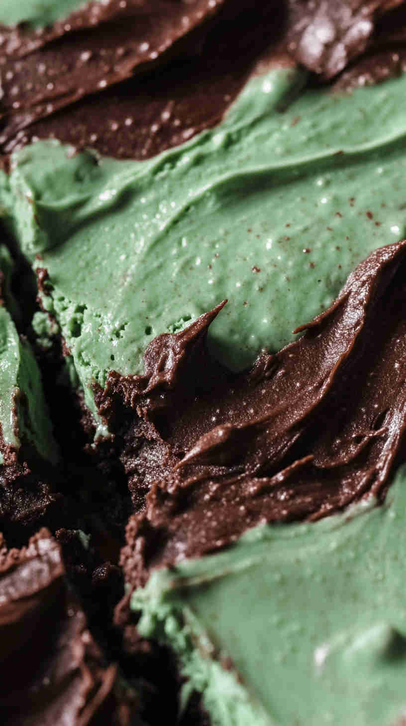 Chocolate Mint Protein Brownies