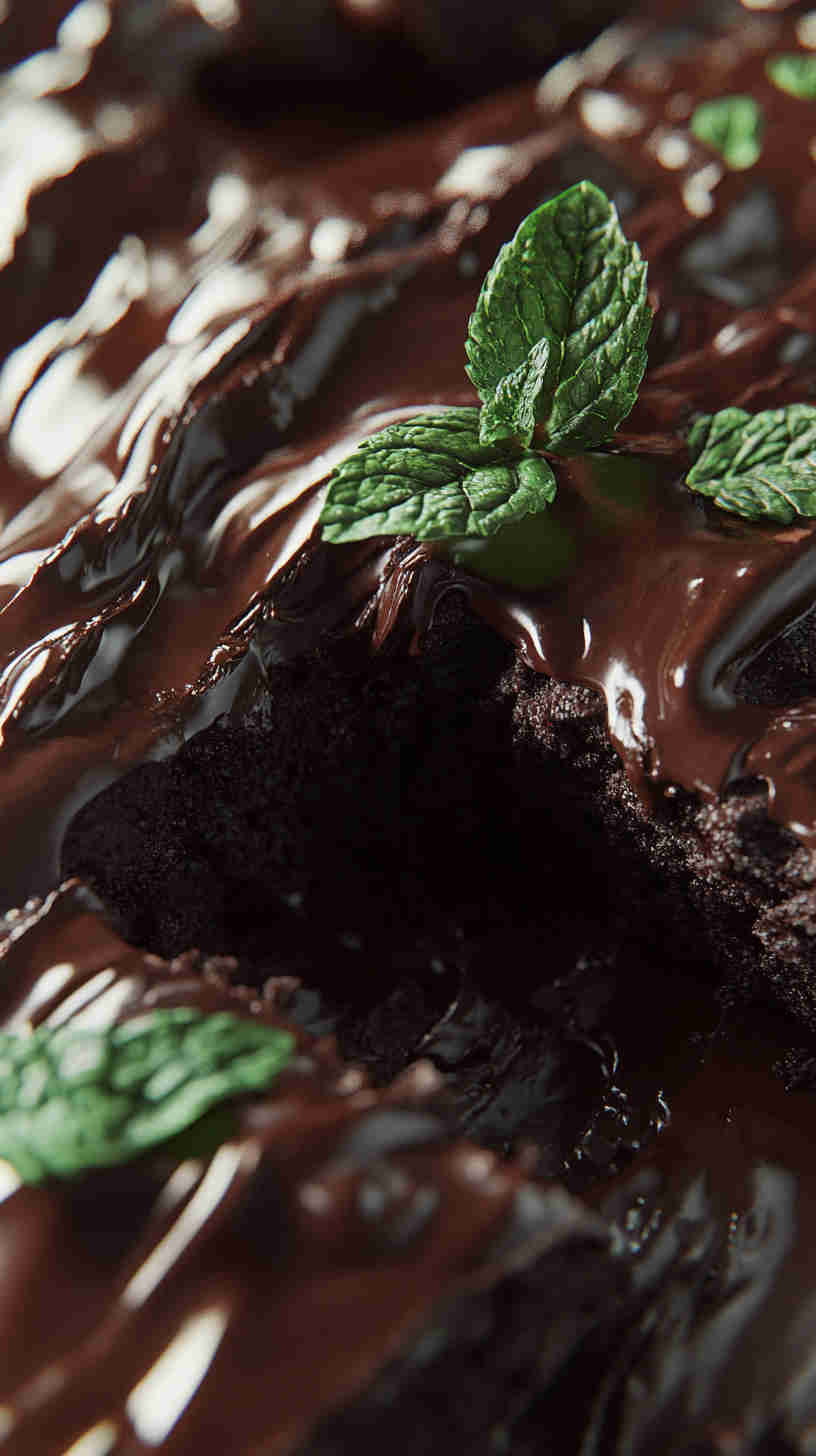 Chocolate Mint Protein Brownies