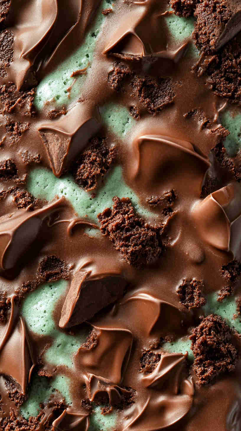Chocolate Mint Protein Brownies