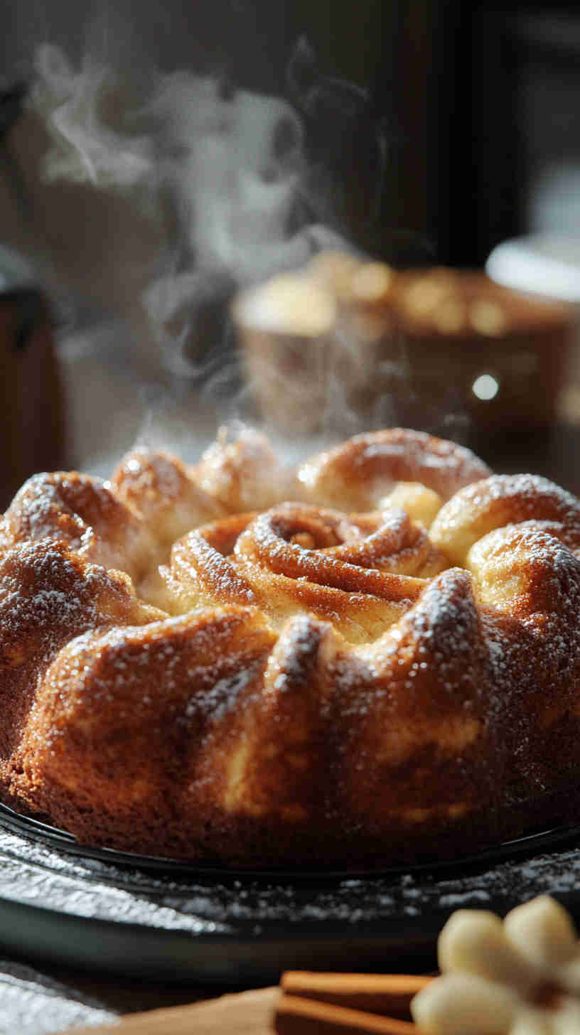 Cinnamon Swirl King Cake