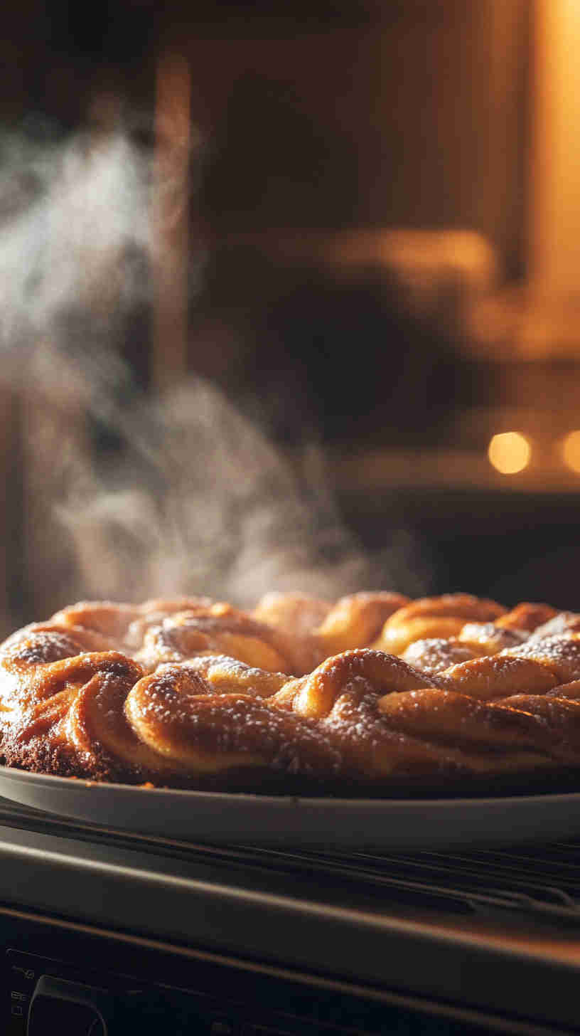 Cinnamon Swirl King Cake