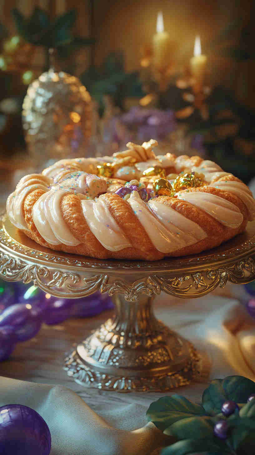 Cinnamon Swirl King Cake