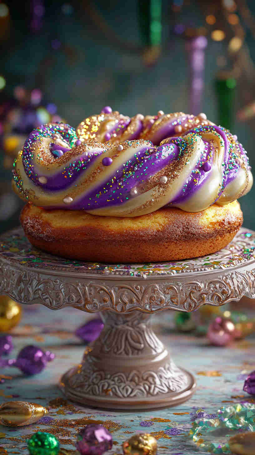 Cinnamon Swirl King Cake