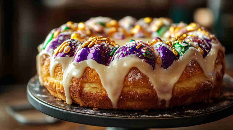 Cream Cheese Filled King Cake