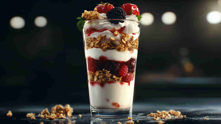 Greek Yogurt and Berry Parfait