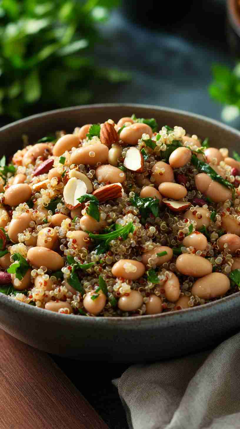 Herbed Cannellini Bean and Quinoa Salad