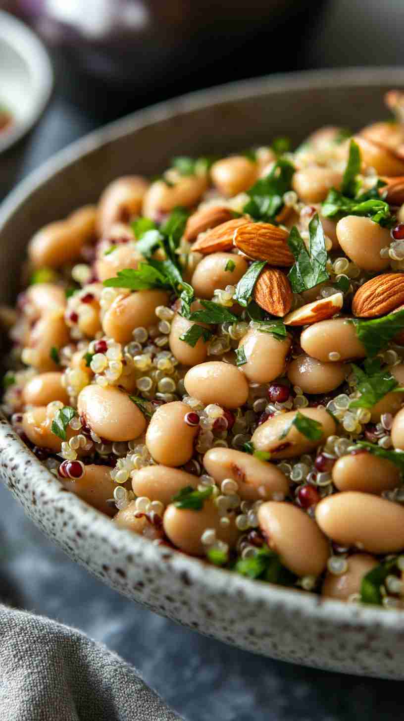 Herbed Cannellini Bean and Quinoa Salad
