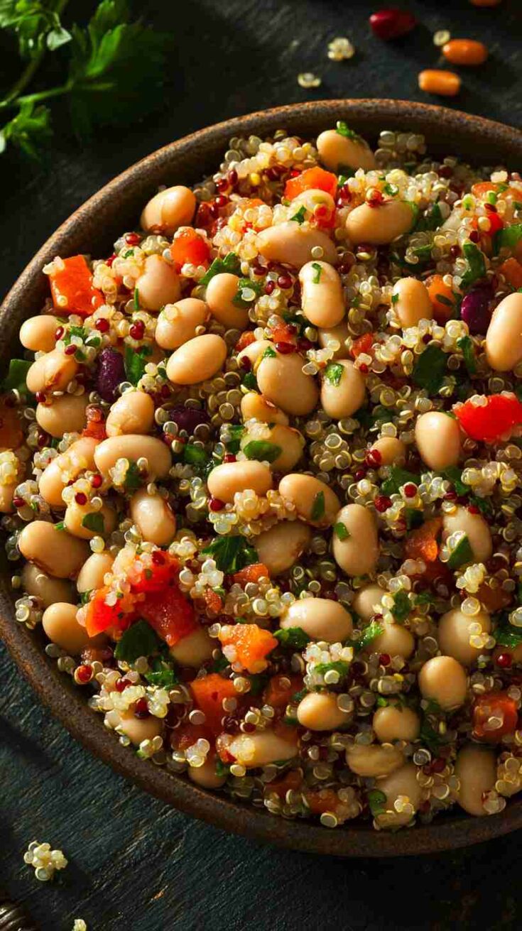 Herbed Cannellini Bean and Quinoa Salad