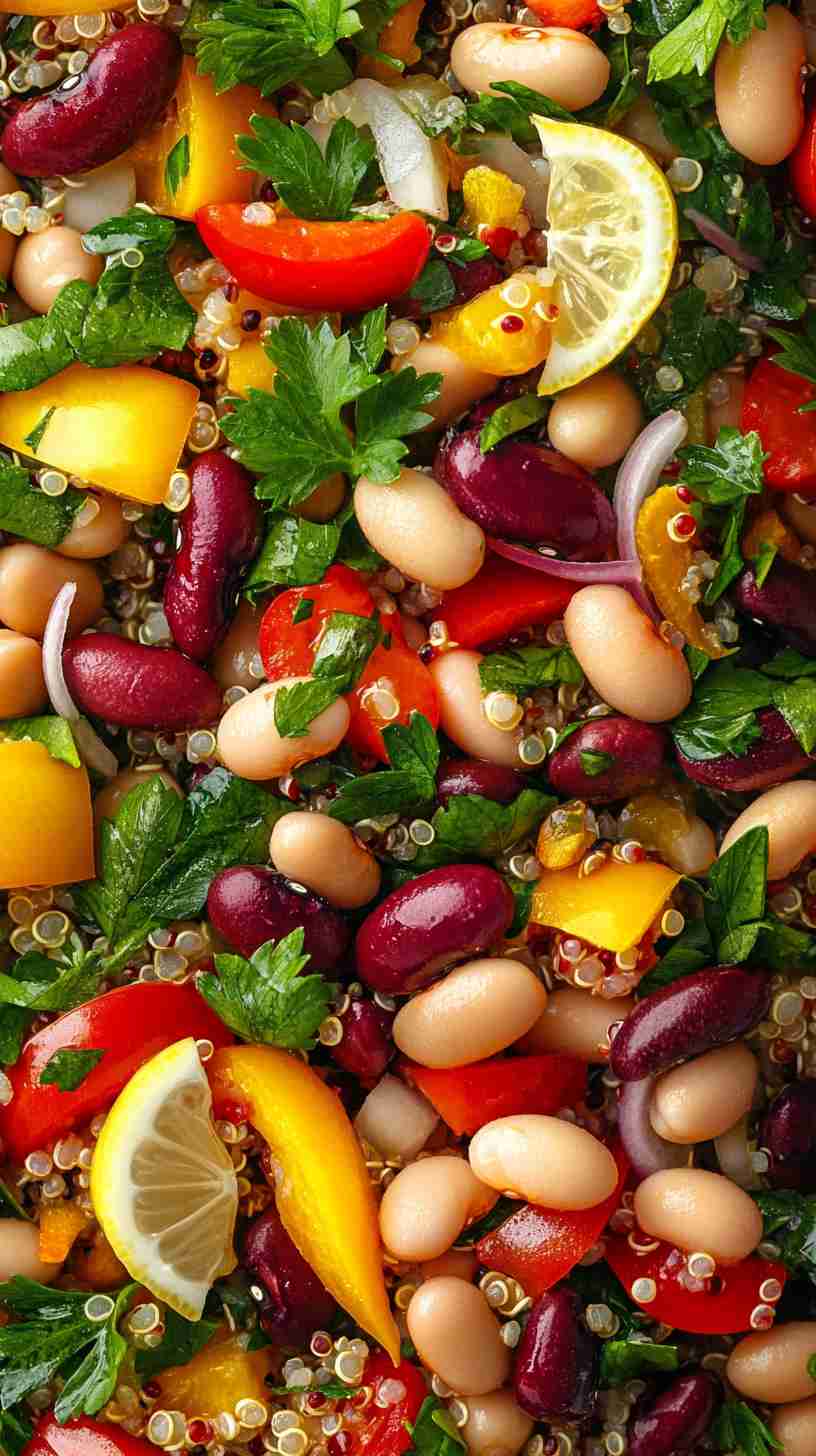 Herbed Cannellini Bean and Quinoa Salad