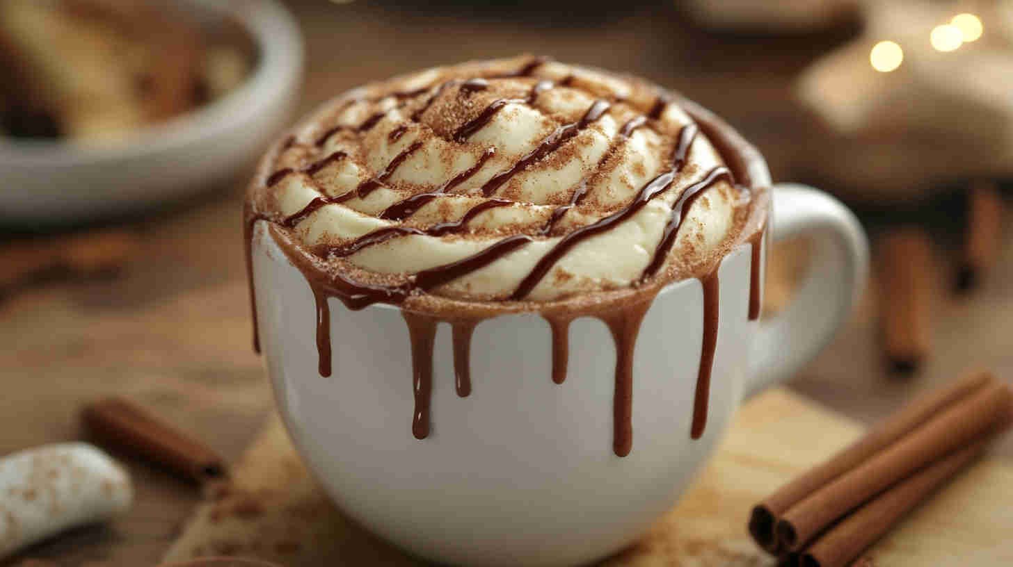 High-Protein Cinnamon Roll Mug Cake