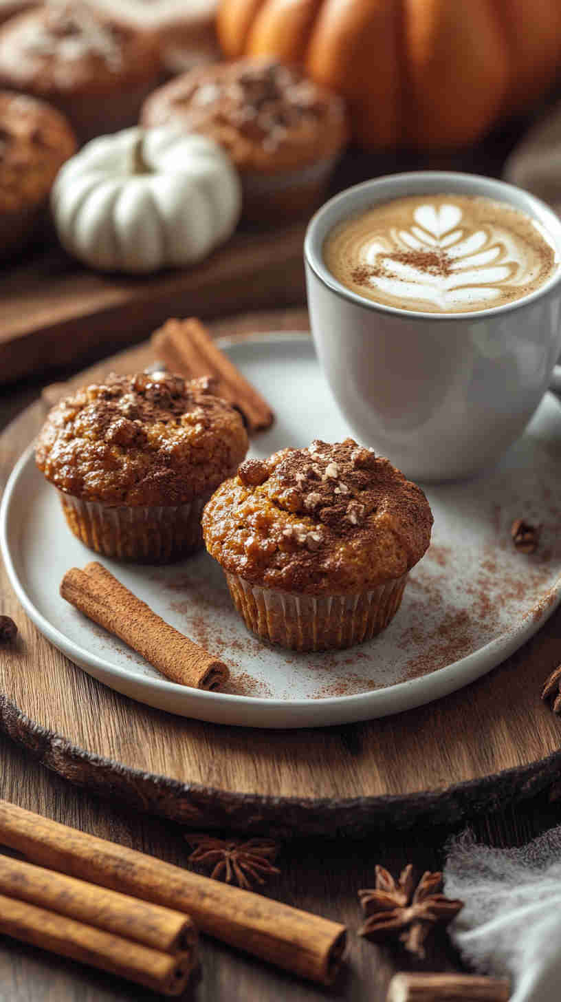 High-Protein Pumpkin Spice Muffins