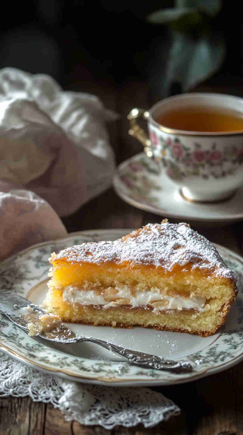 King Cake with Almond Cream Filling