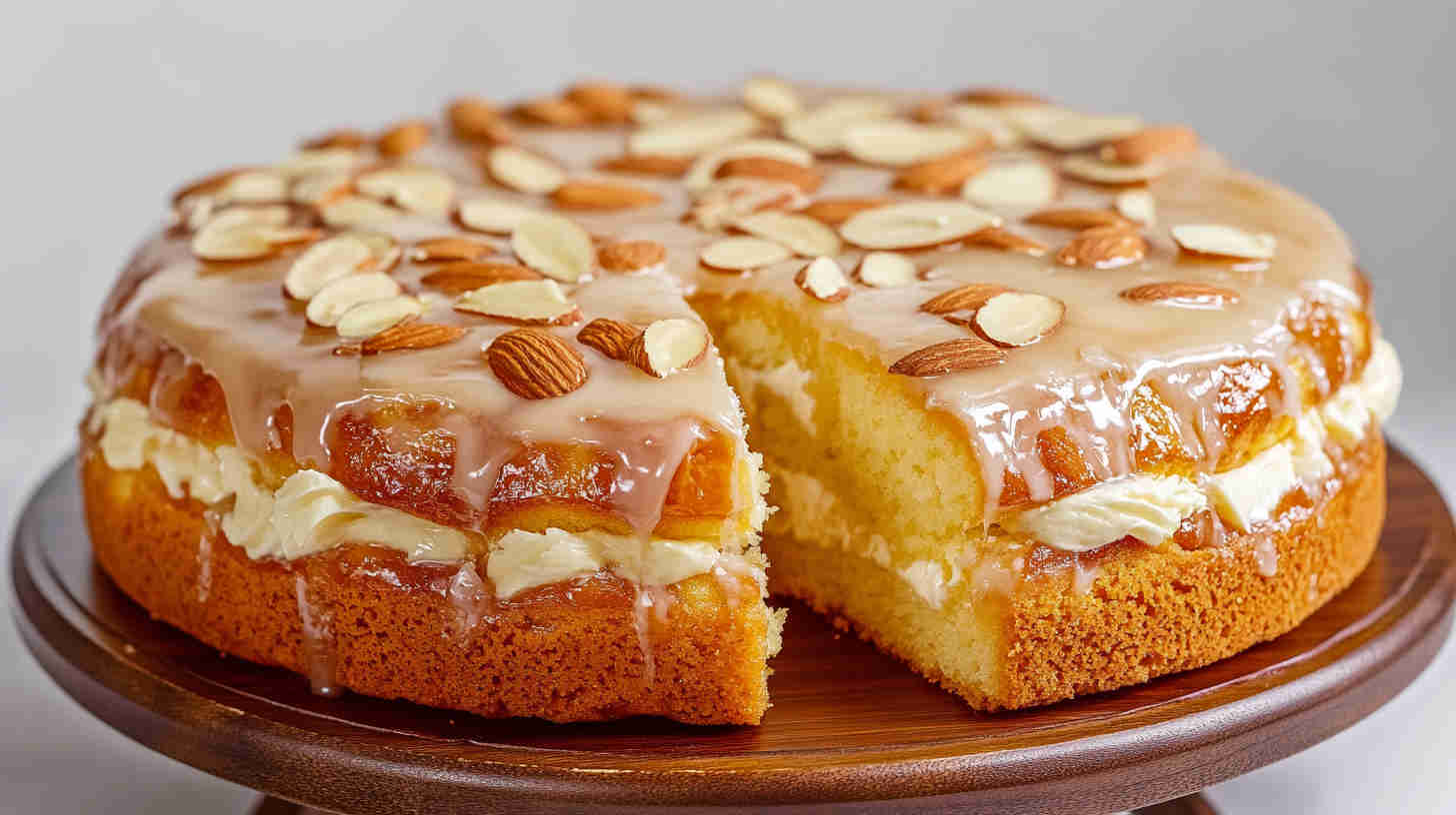 King Cake with Almond Cream Filling
