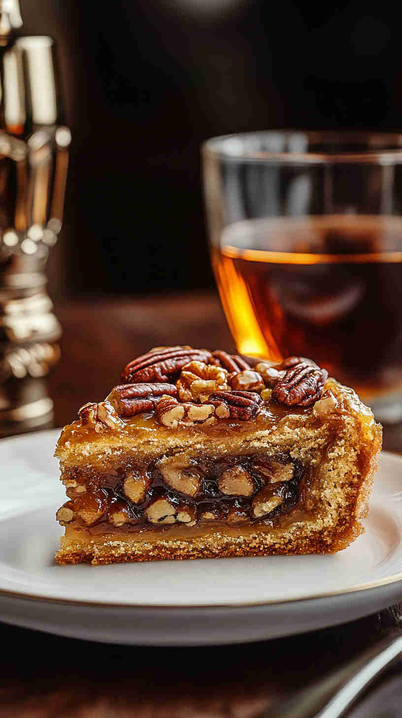 King Cake with Bourbon Pecan Filling