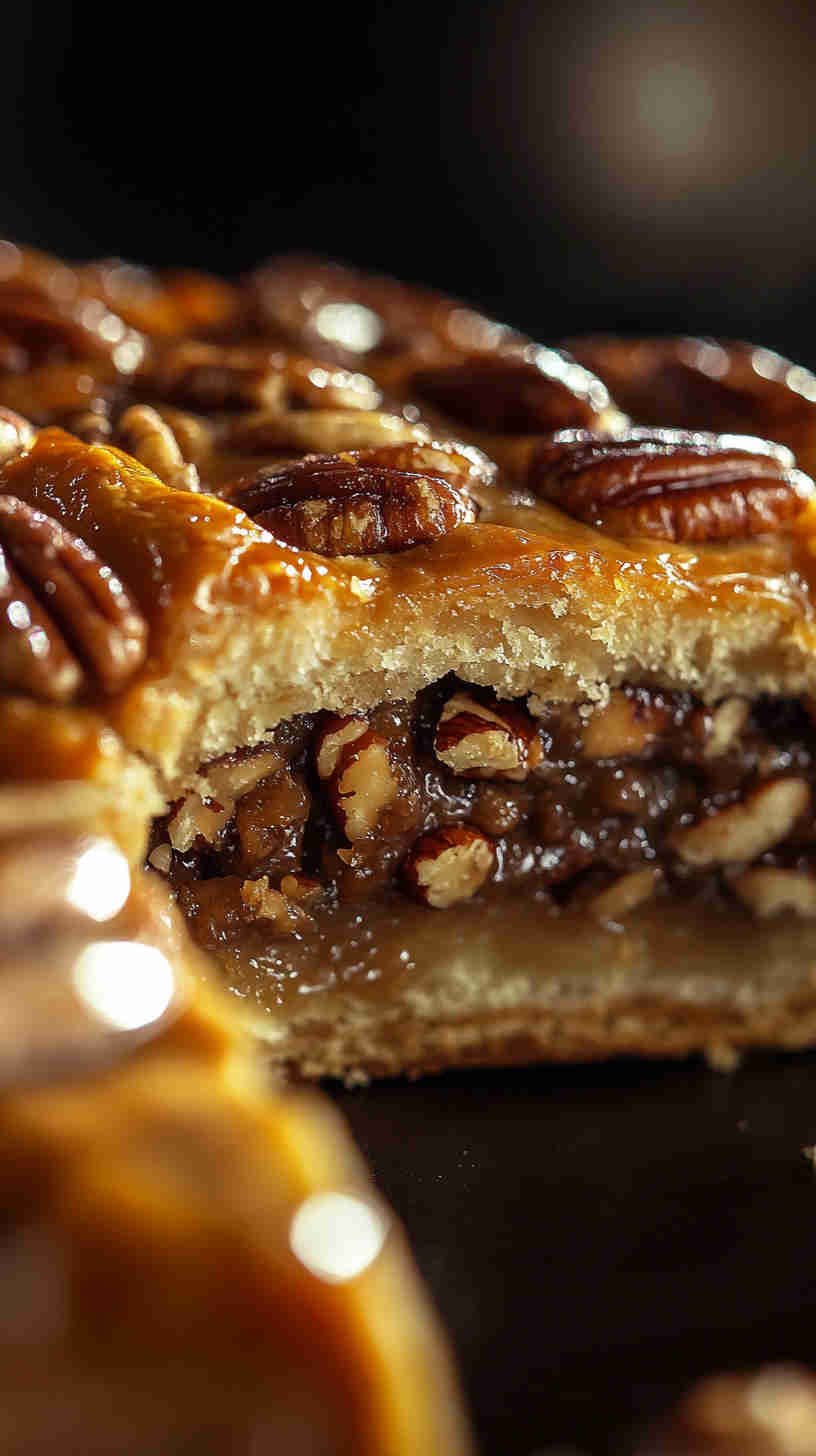 King Cake with Bourbon Pecan Filling