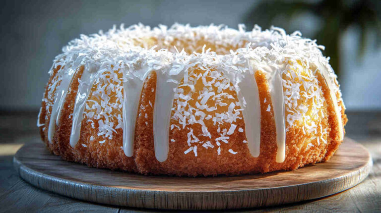 King Cake with Creamy Coconut Filling