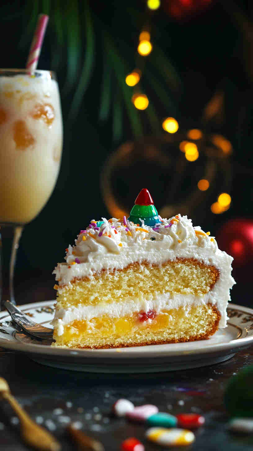 King Cake with Creamy Coconut Filling
