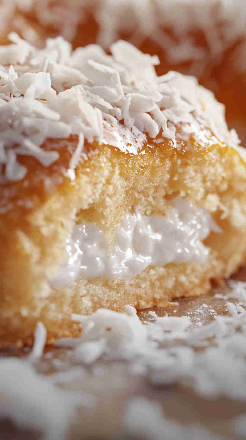 King Cake with Creamy Coconut Filling