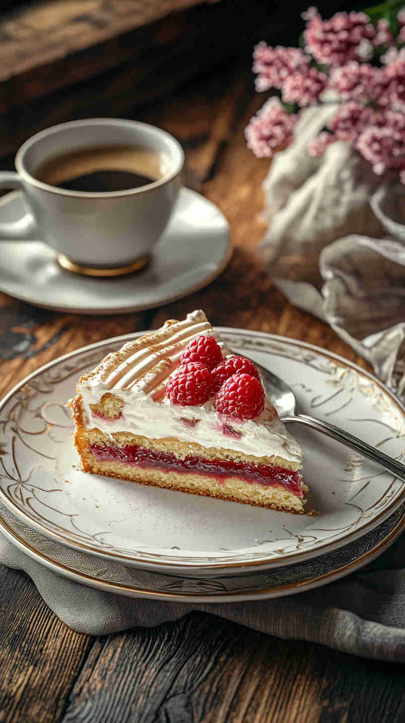 King Cake with Raspberry Jam Filling