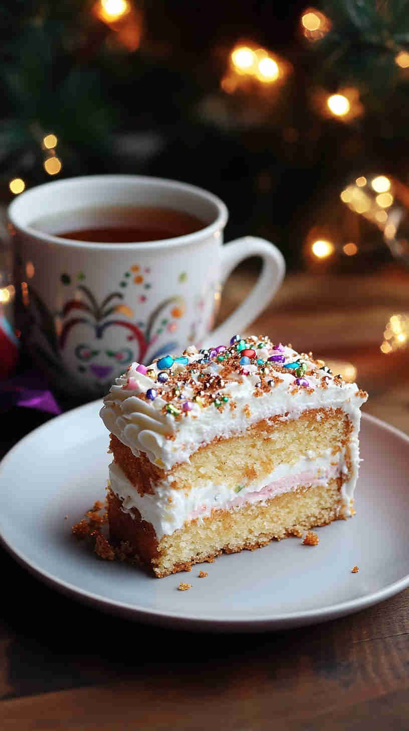King Cake with Spiced Buttercream