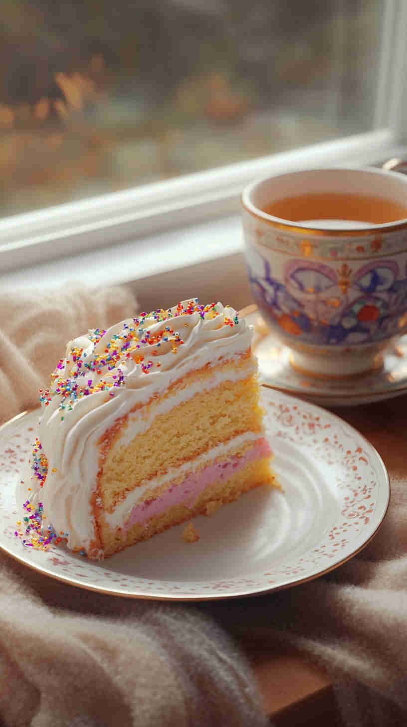 King Cake with Spiced Buttercream