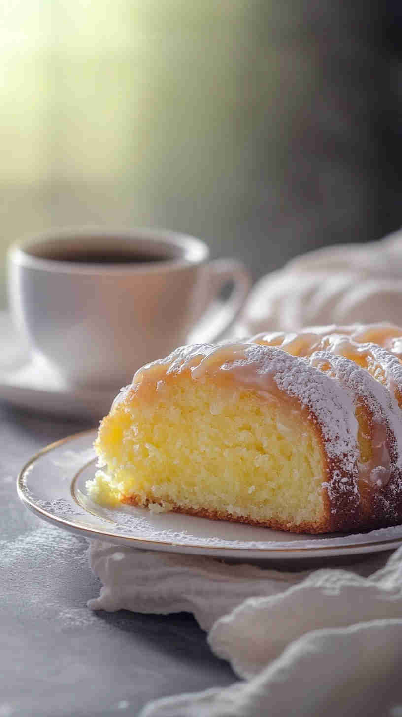 Lemon Glazed King Cake