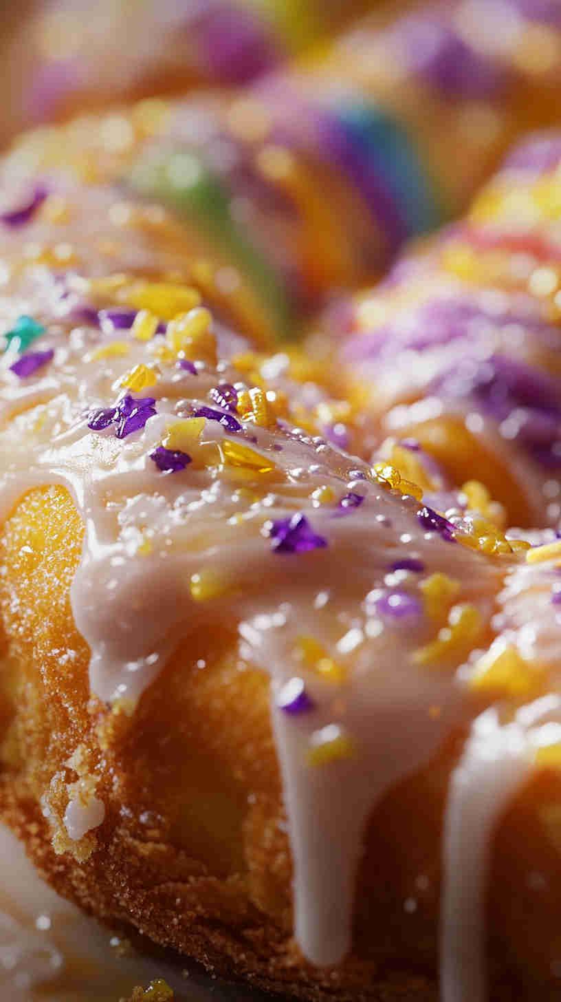 Lemon Glazed King Cake