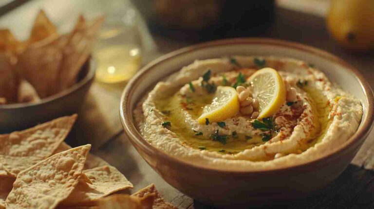 Lemon and Herb Cannellini Bean Hummus