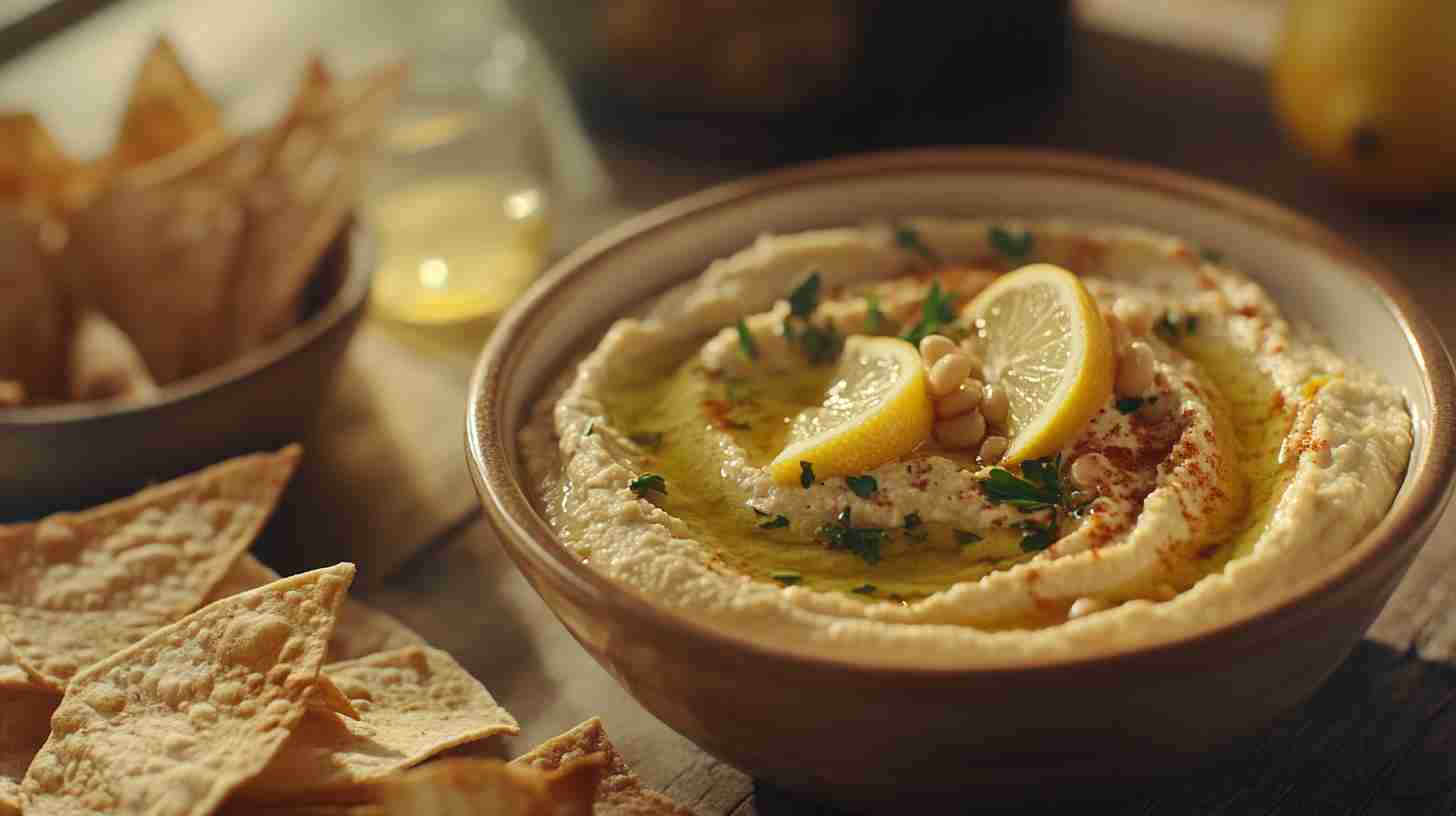Lemon and Herb Cannellini Bean Hummus