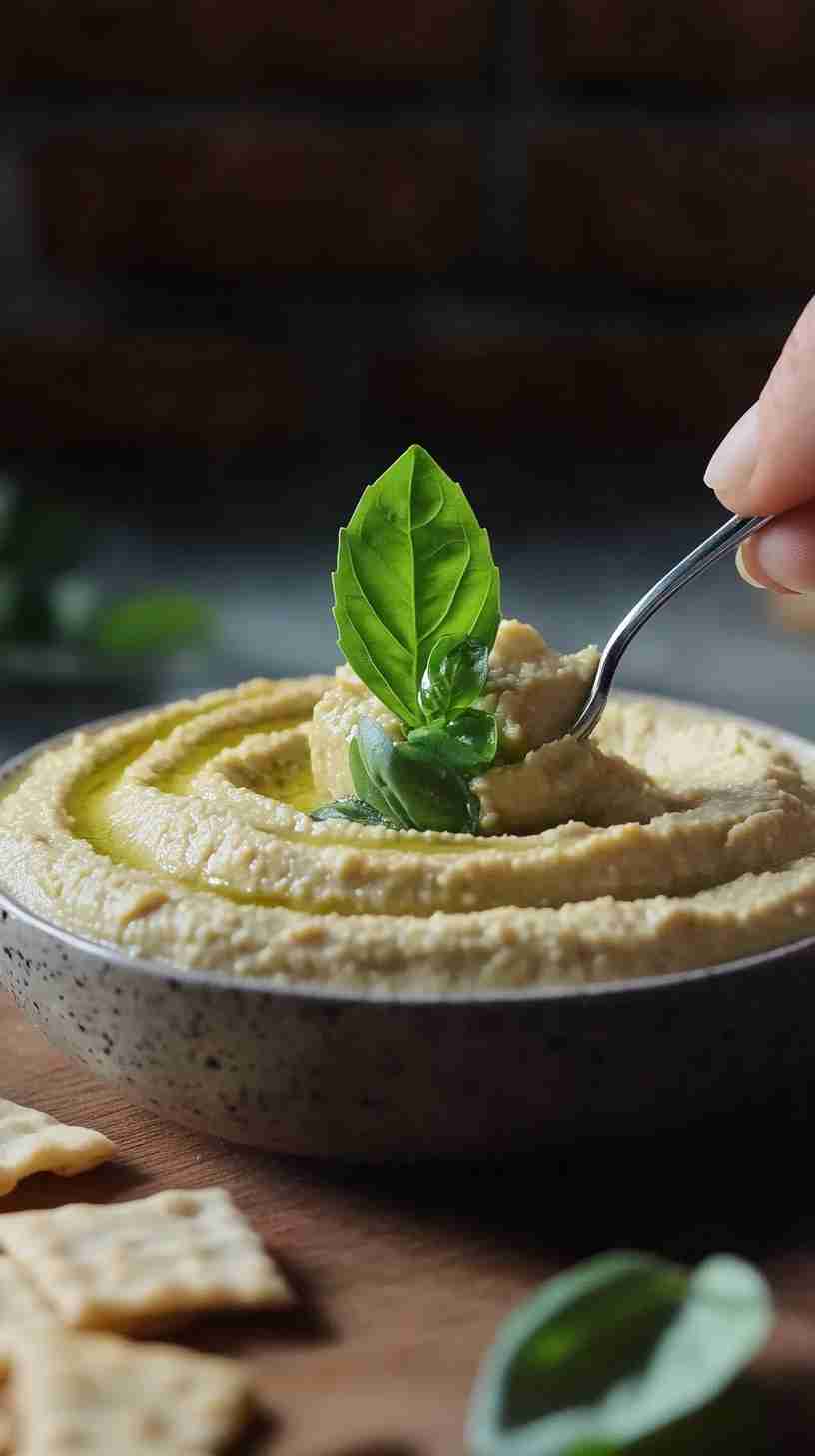 Lemon and Herb Cannellini Bean Hummus