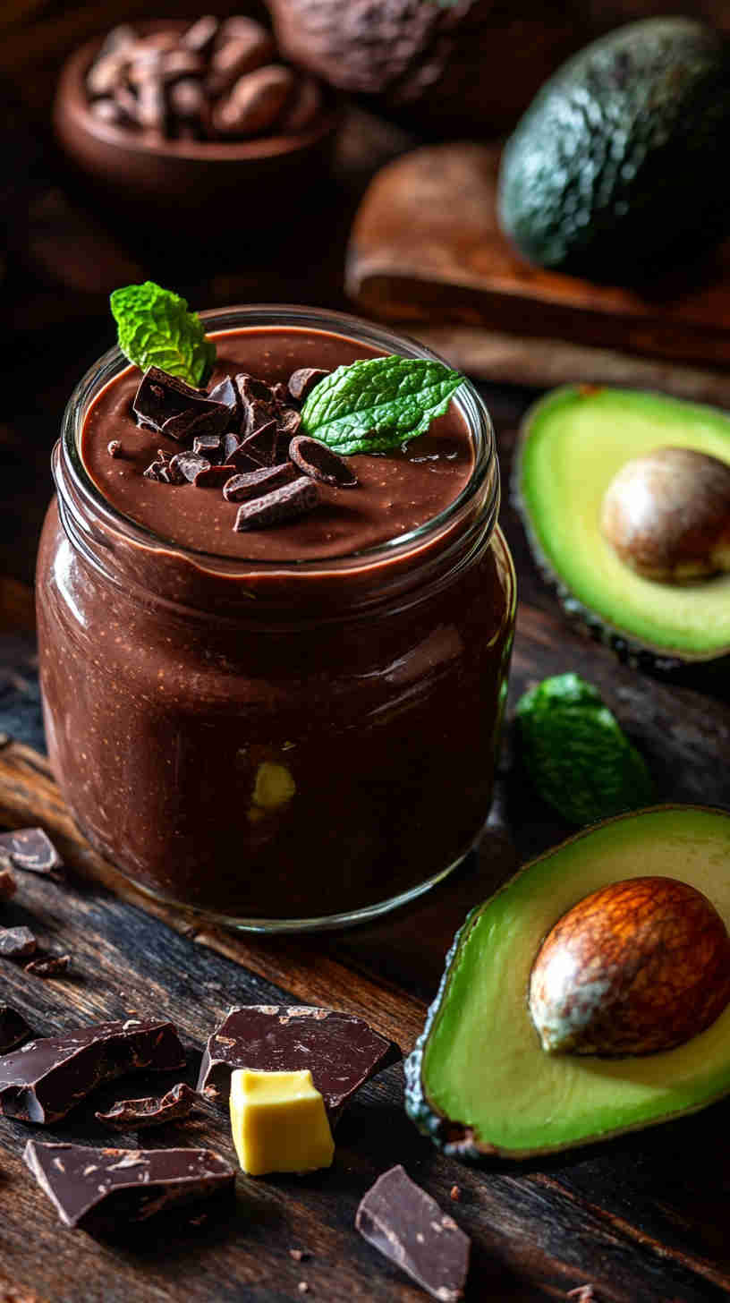 Low-Carb Chocolate Avocado Pudding